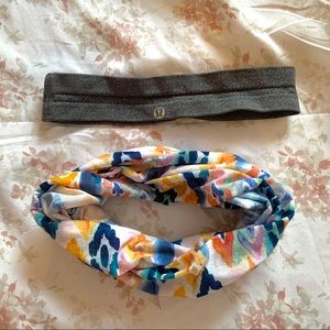 🍉Lululemon Grey Headband + Face Mask / Headband🍉